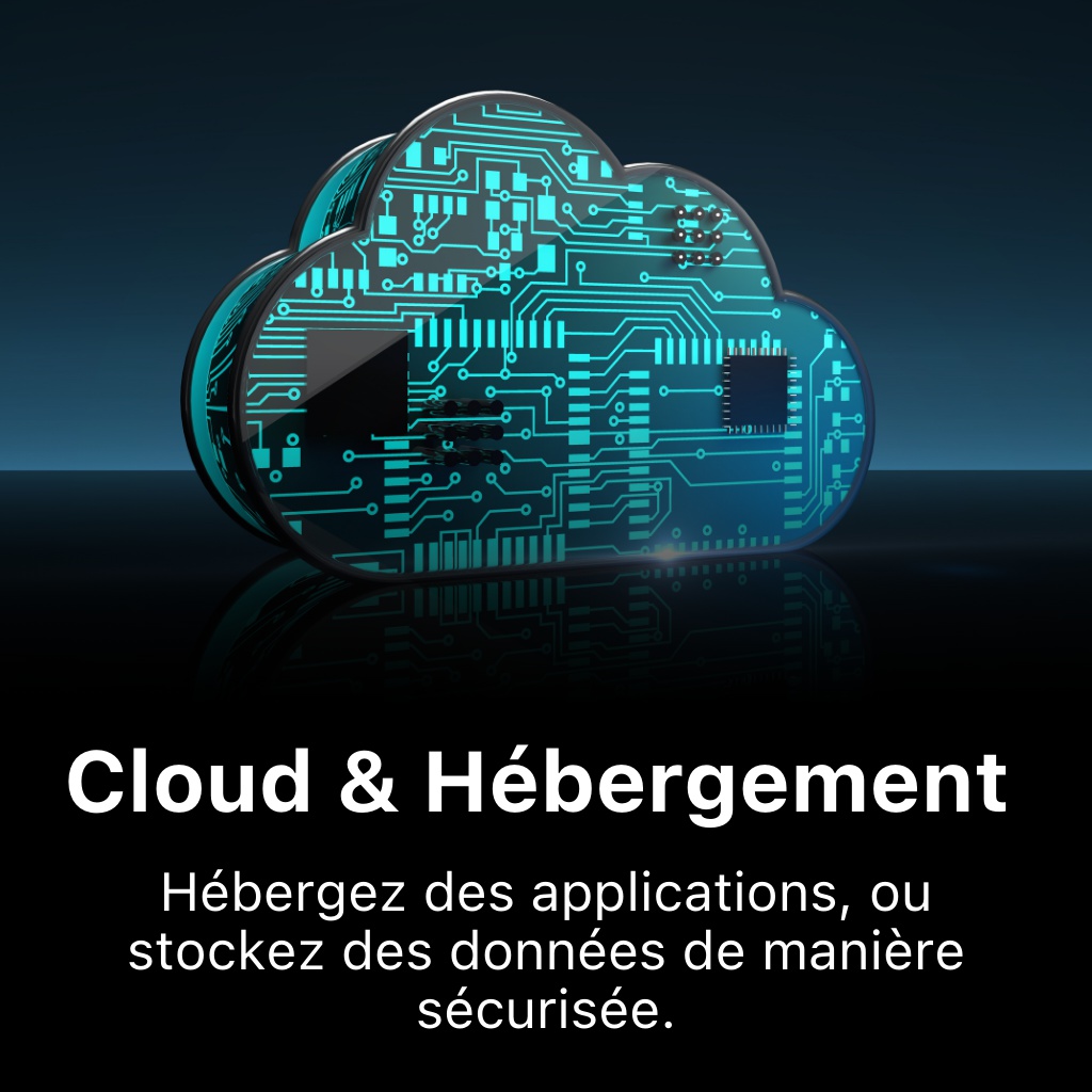 Hébergez des applications, ou stockez des données de manière sécurisée